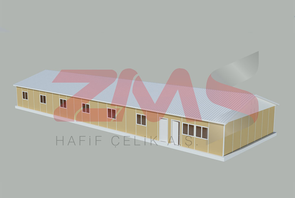 ZMS Çelik 260 M² Dining Hall Building
