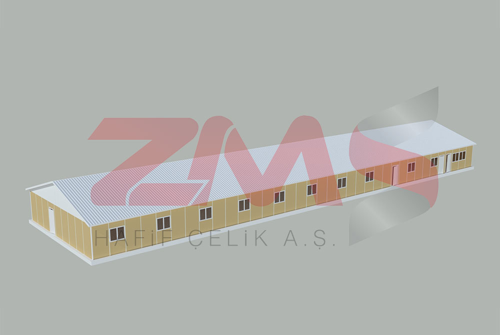 ZMS Çelik 520 M² Dining Hall Building