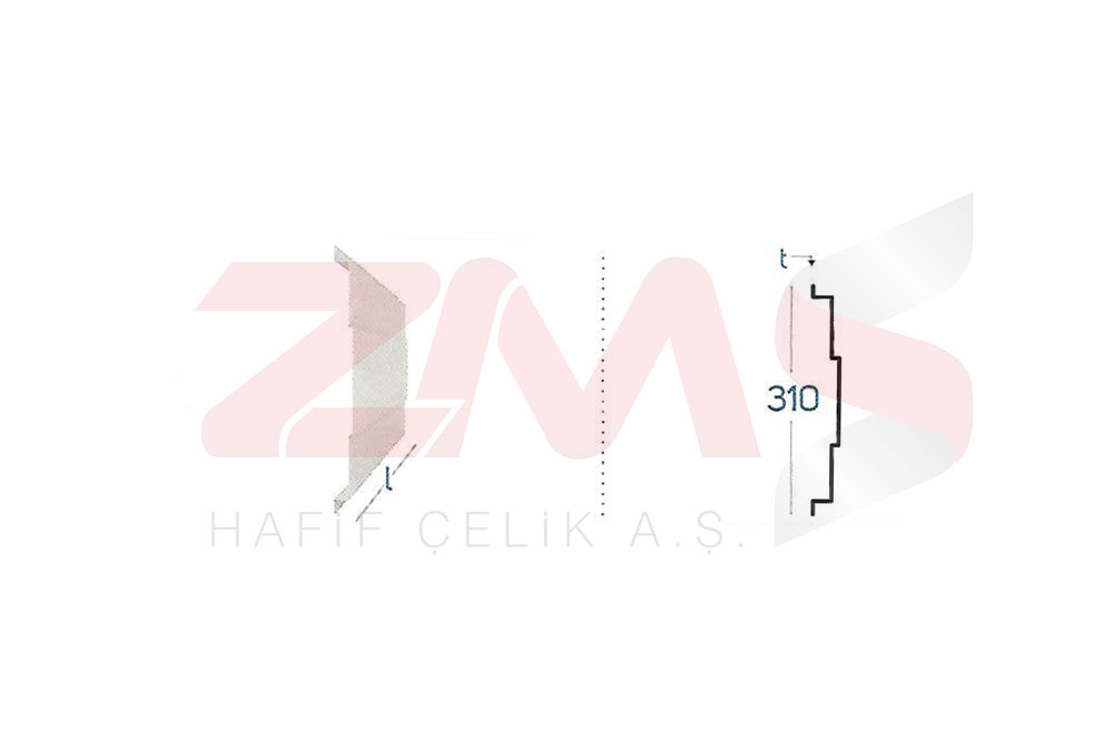 ZMS Çelik Galvanized Interlocking Sheet