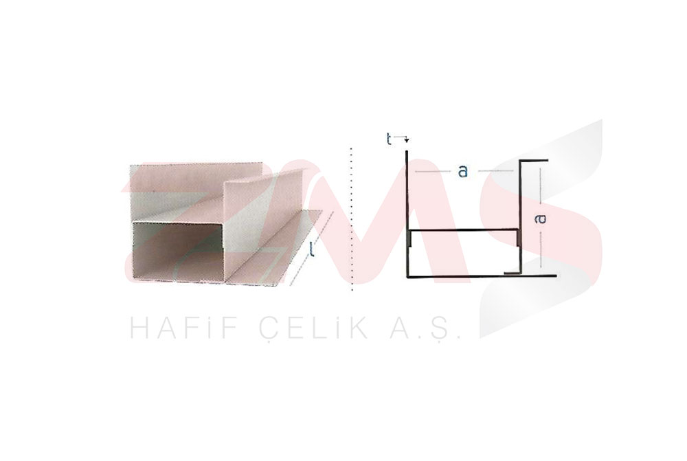 ZMS Çelik Galvanized Corner Profile