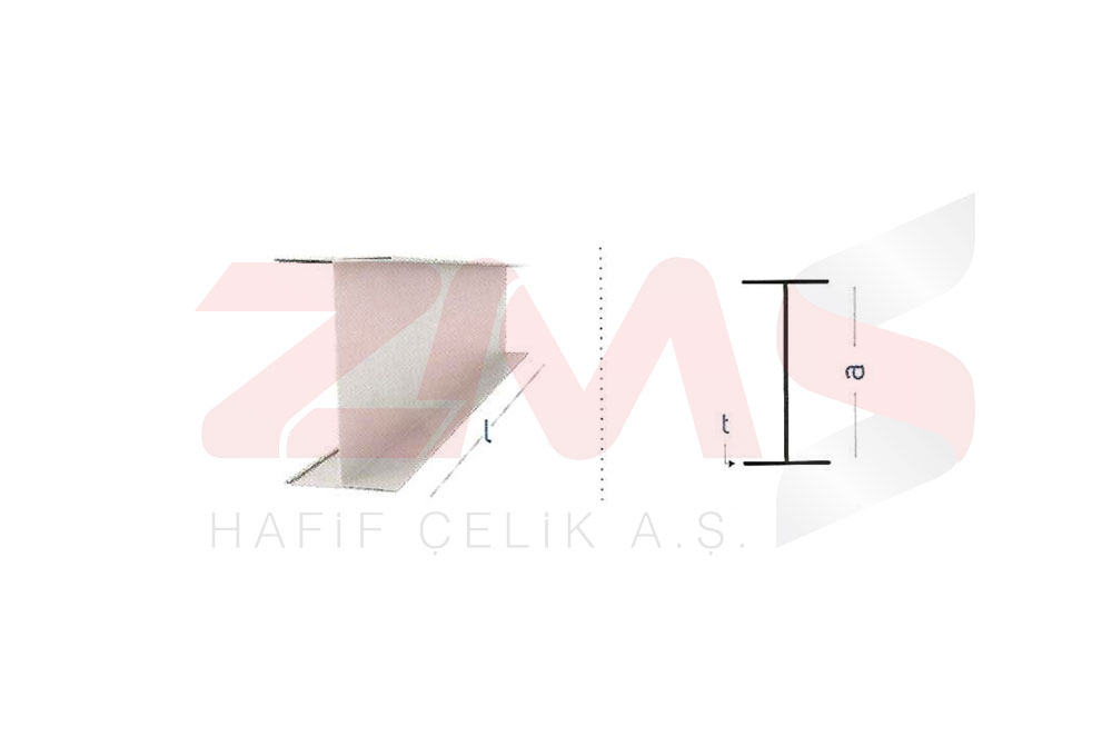 ZMS Çelik Galvanized H Profile