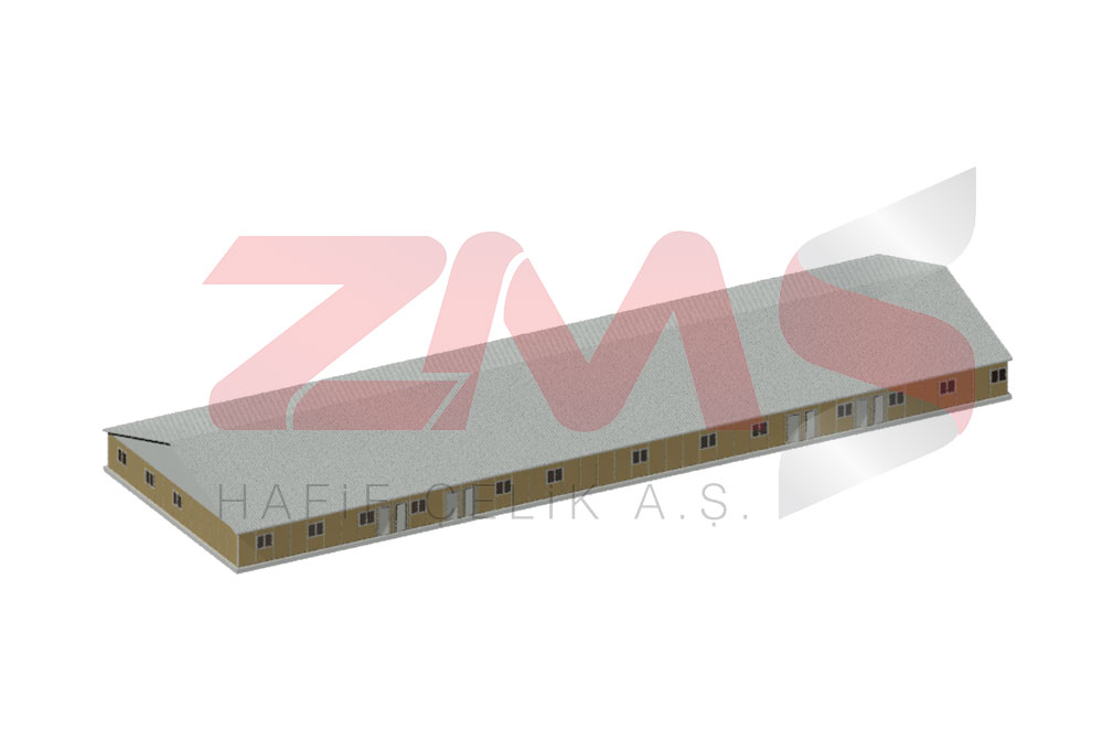 ZMS Çelik 1005 M² LOCAL BUILDING