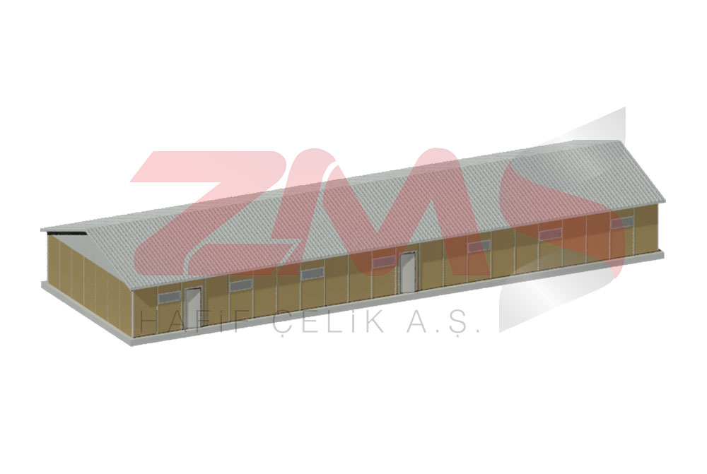 ZMS Çelik 249 M² LAUNDRY BUILDING
