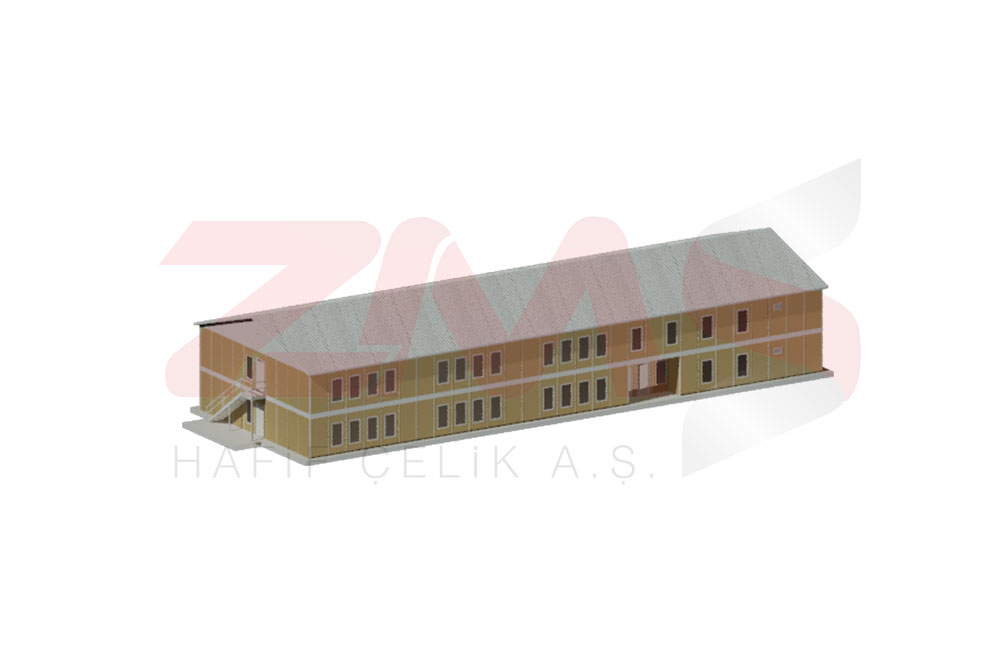 ZMS Çelik 930 M² SCHOOL BUILDING